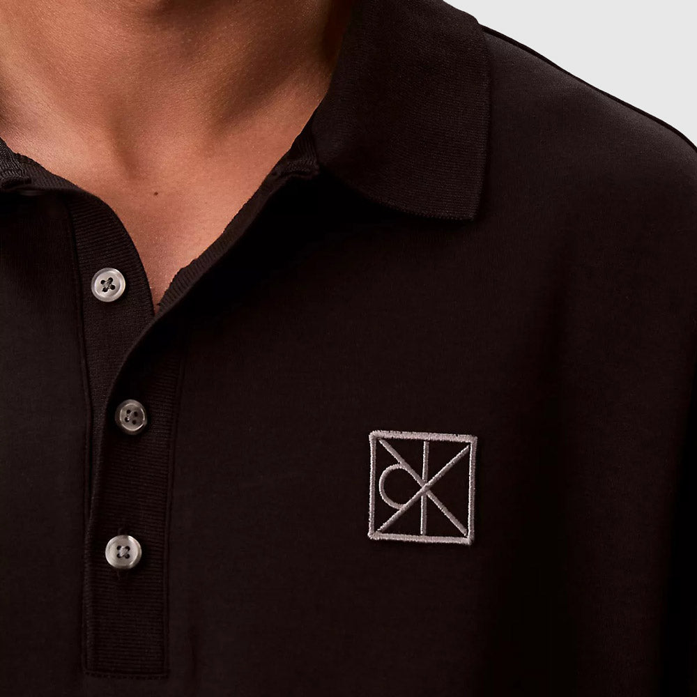 Double Face Rib Golfer - Black