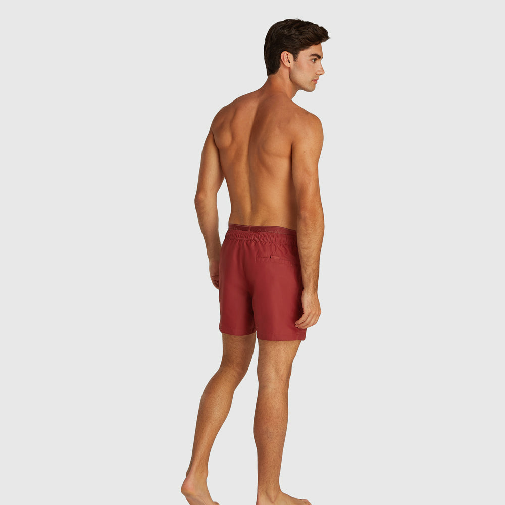 Medium Double Swim Short - Wine