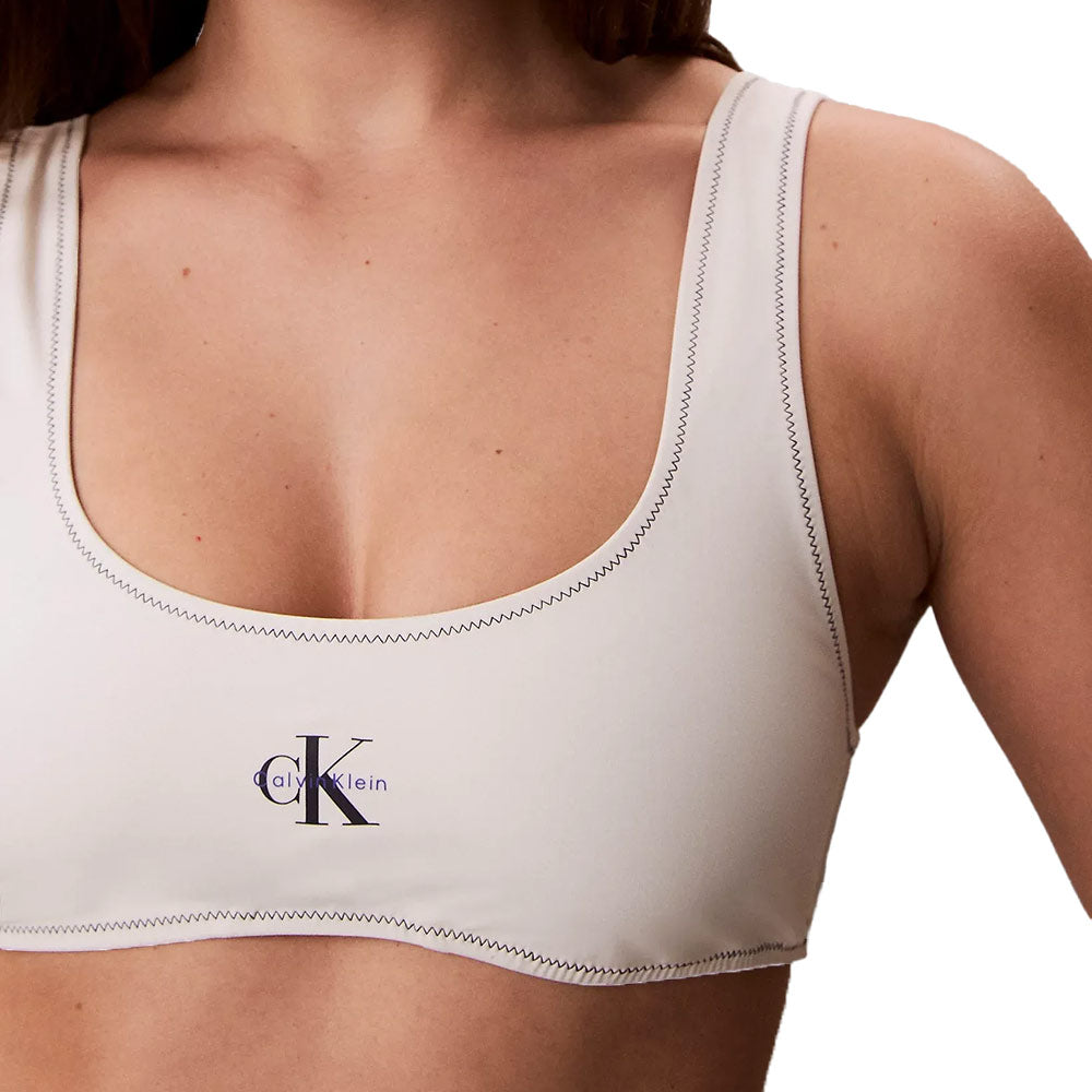 Bralette Bikini Top - White