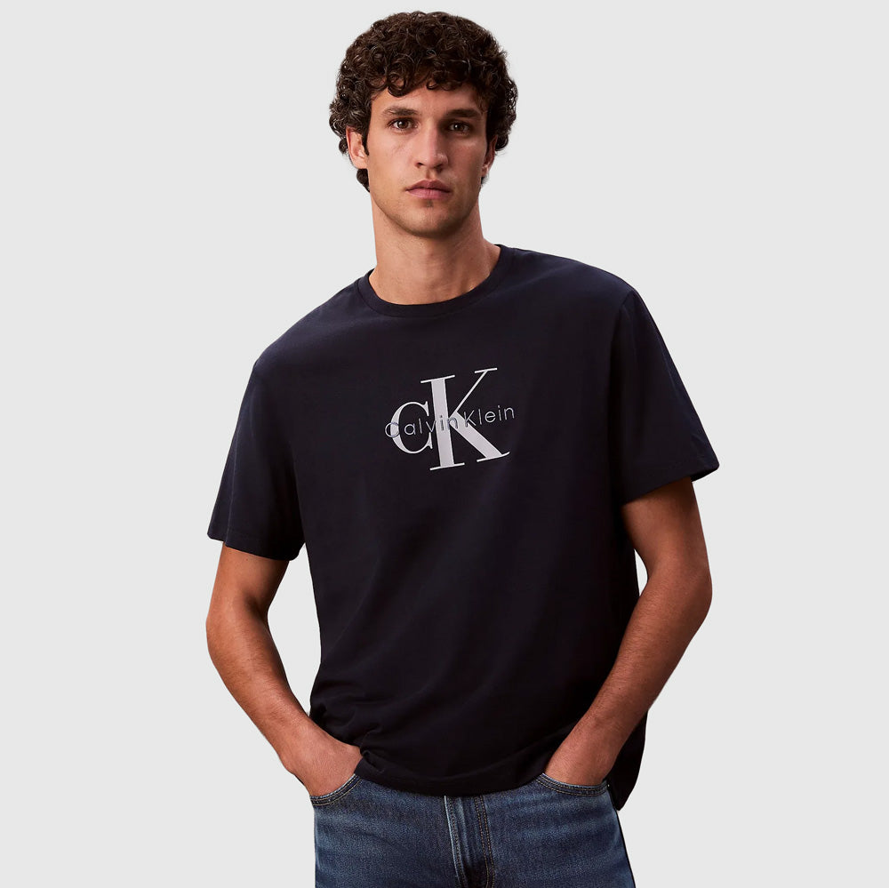 Calvin Klein Hero Monologo T-Shirt - Navy |ThirdBaseUrban