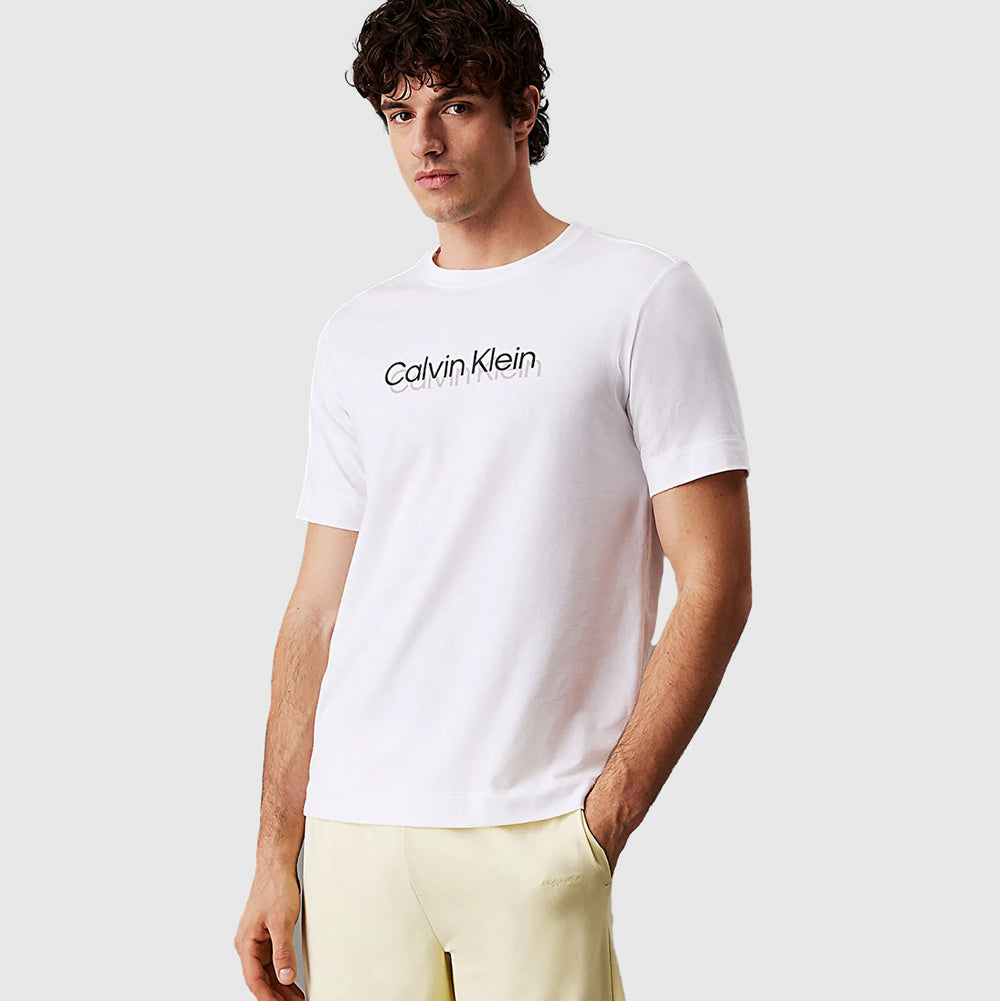Calvin Klein Performance Graphic T-Shirt - White |ThirdBaseUrban