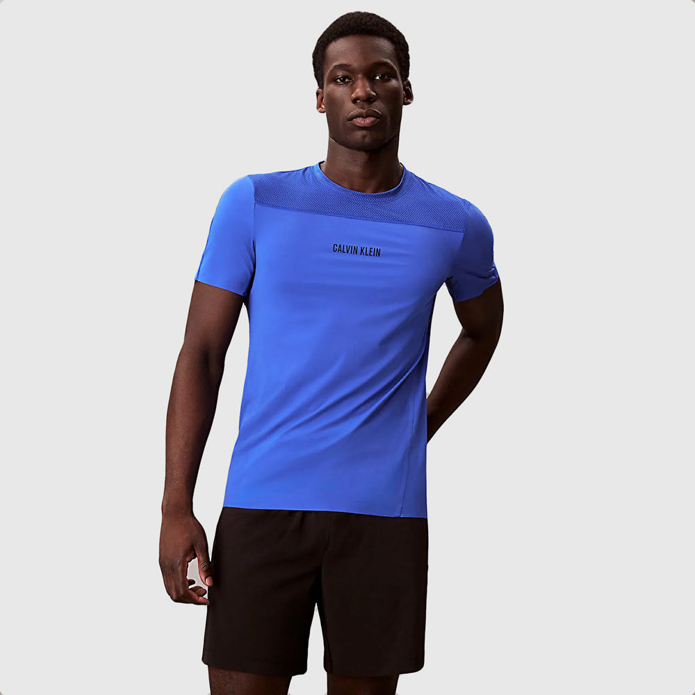 Calvin Klein Performance Baselayer T-Shirt - Royal Blue |ThirdBaseUrban