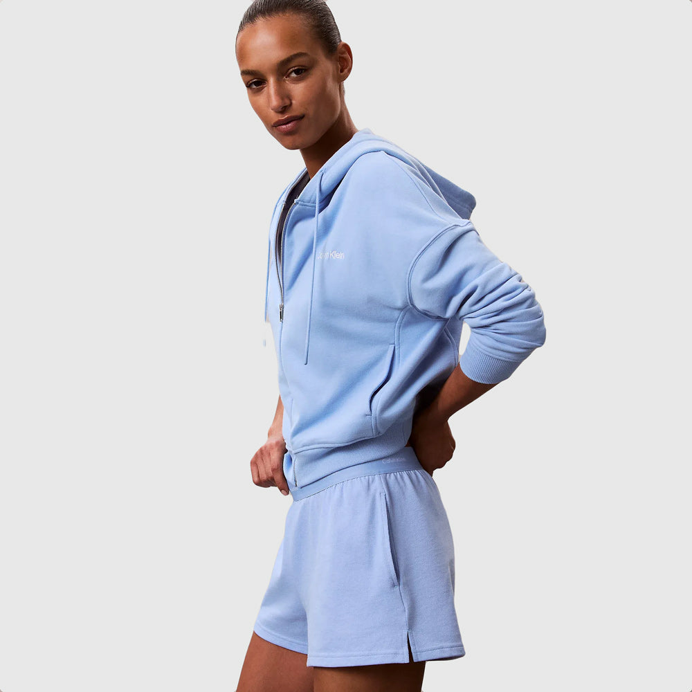 Calvin Klein Zip Sweat Hoodie - Blue |ThirdBaseUrban