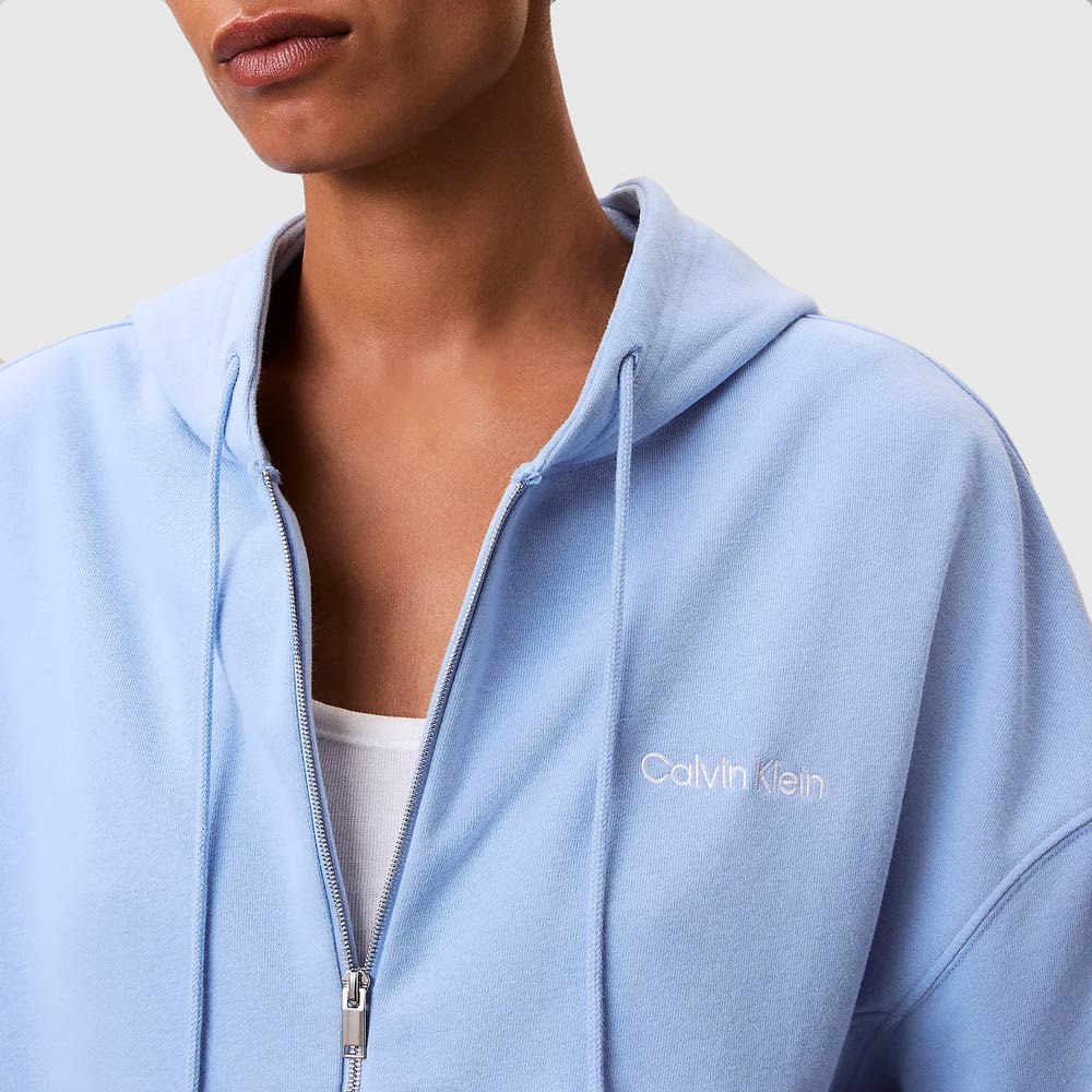Zip Sweat Hoodie - Blue