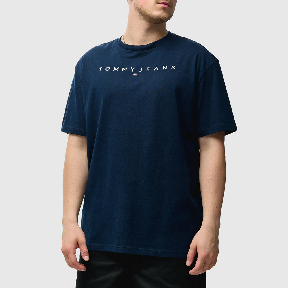 Tommy Hilfiger Linear T-Shirt - Navy |ThirdBaseUrban