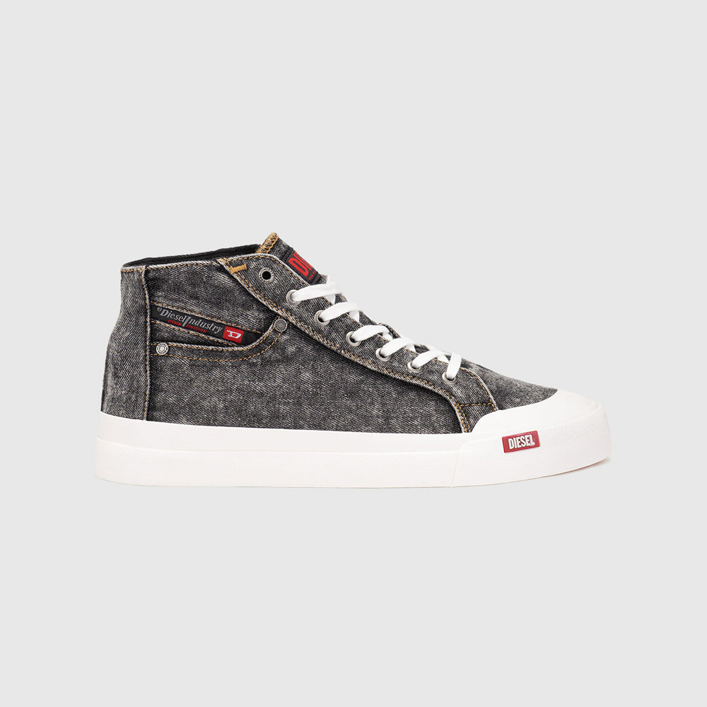 Diesel S-Athos High Top Sneaker - Grey |ThirdBaseUrban