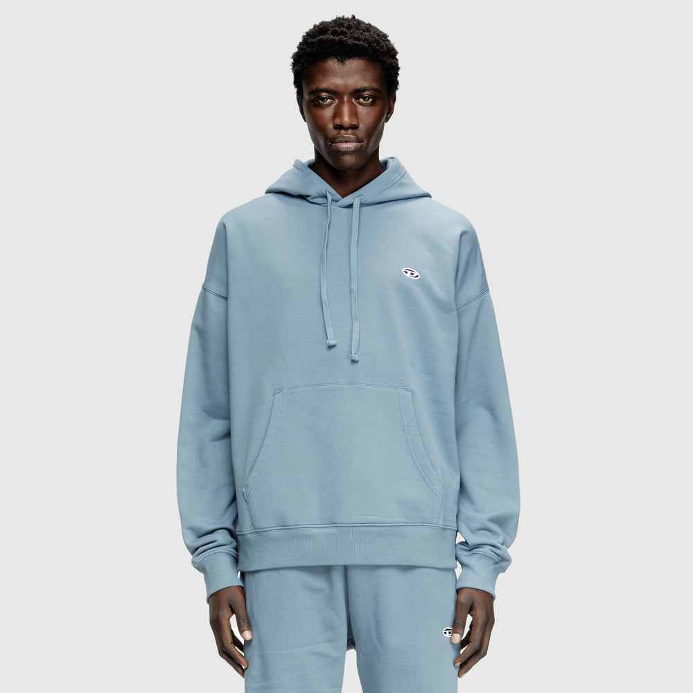 Diesel S-Rob-Hood-Doval-Pj Sweat Top - Teal |ThirdBaseUrban