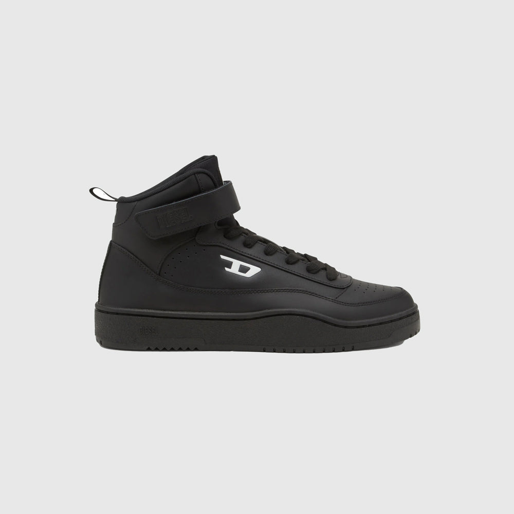 Diesel S-Tracker-D Mid Sneakers - Black |ThirdBaseUrban