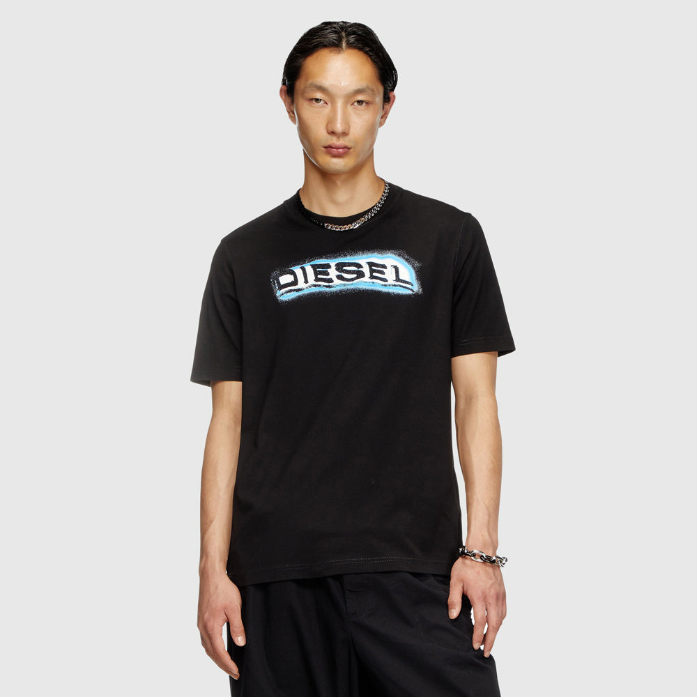 Diesel T-Adjust-R4 T-Shirt - Black |ThirdBaseUrban