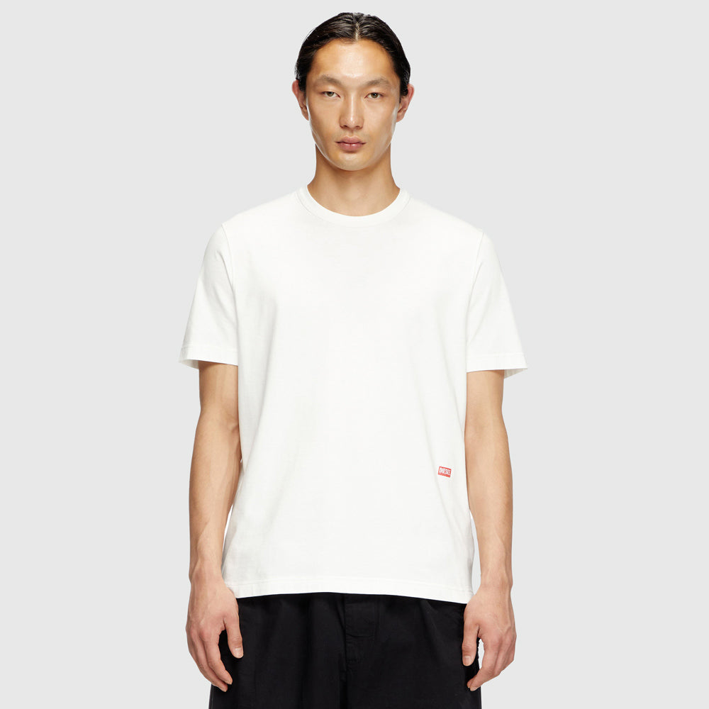 Diesel T-Adjust-Slits-R13 T-Shirt - White |ThirdBaseUrban