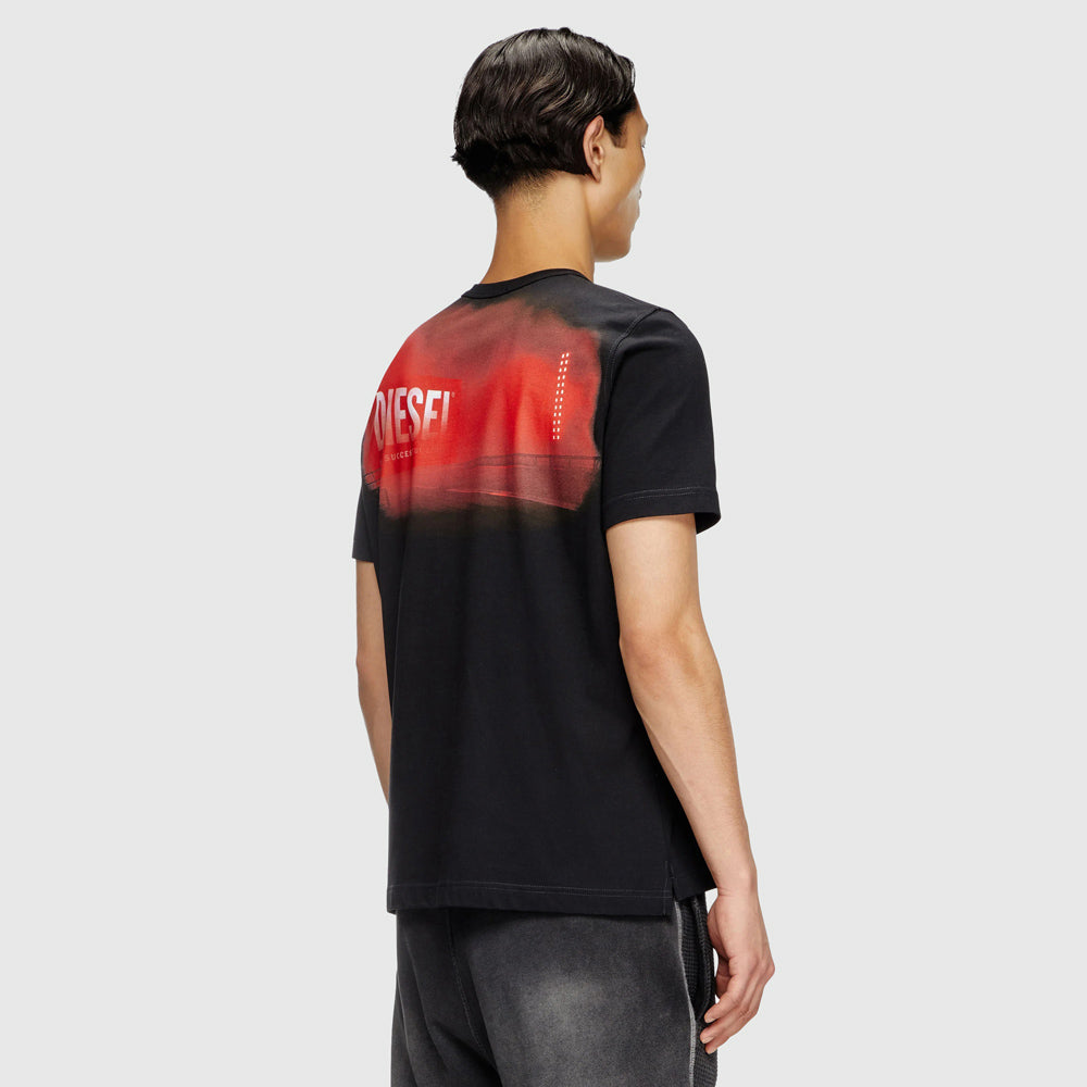 T-Adjust-Slits-R13 T-Shirt - Black