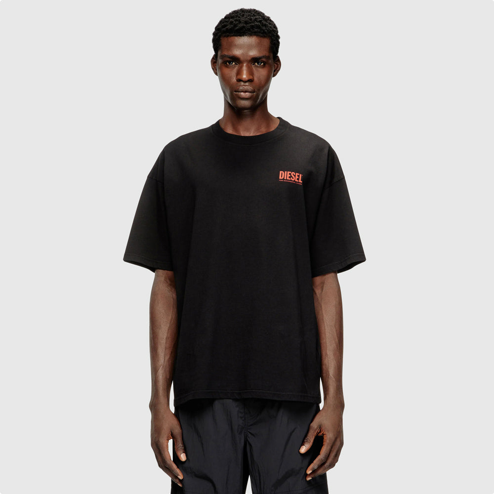 Diesel T-Boxt-Bisk T-Shirt - Black |ThirdBaseUrban