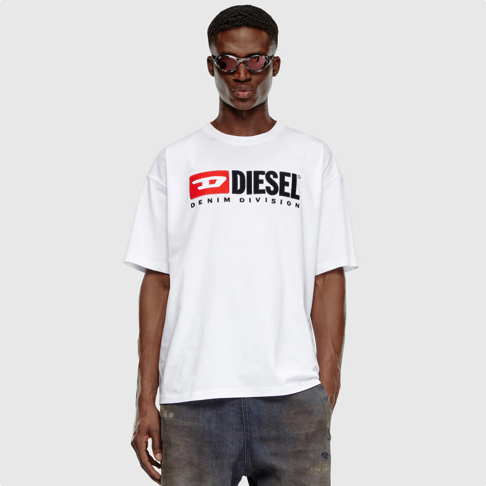 Diesel T-Boxt-Div T-Shirt - White |ThirdBaseUrban