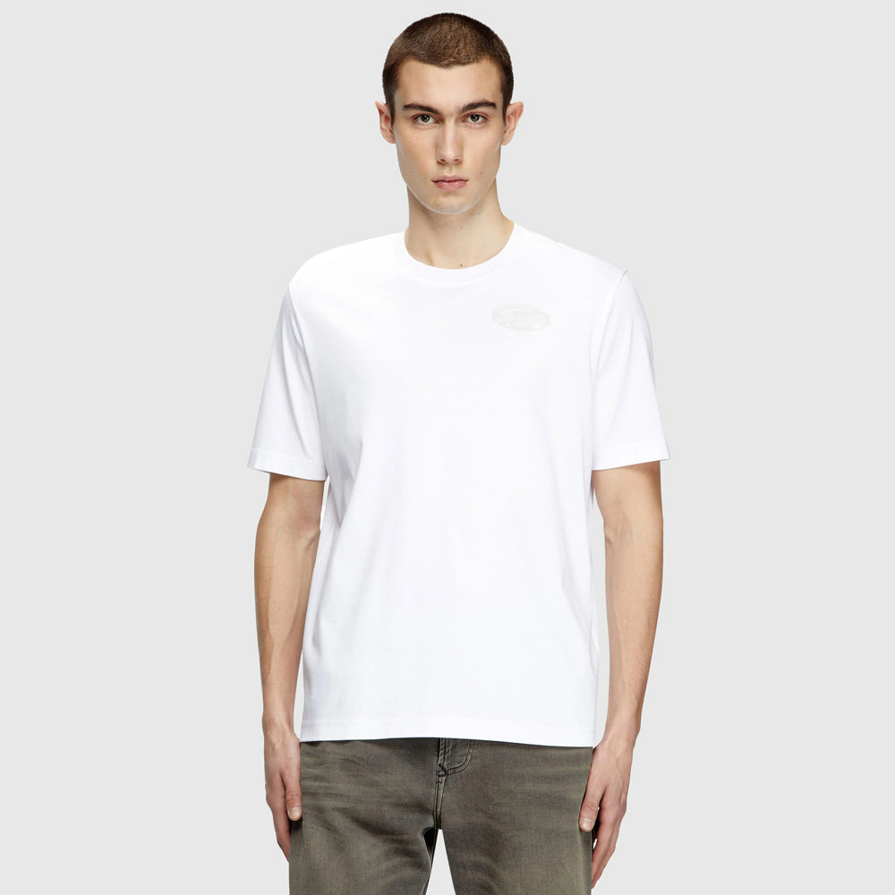 Diesel T-Madjust-R2 T-Shirt - White |ThirdBaseUrban