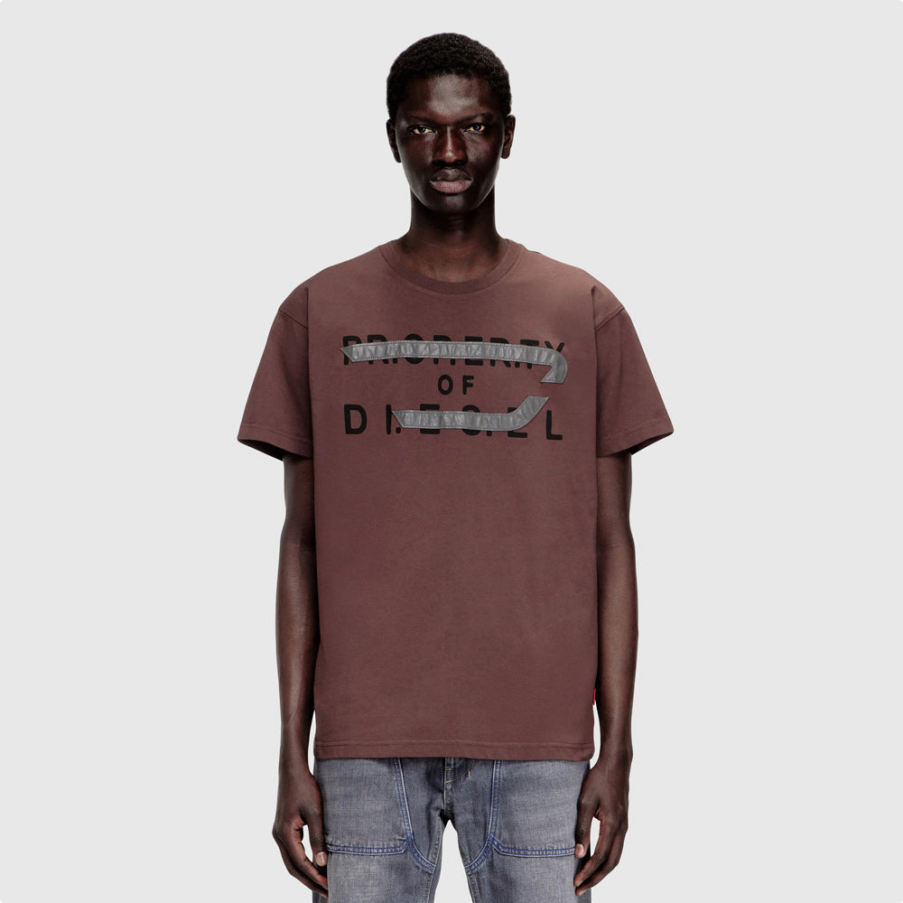 Diesel T-Norm-V11 T-Shirt - Brown |ThirdBaseUrban