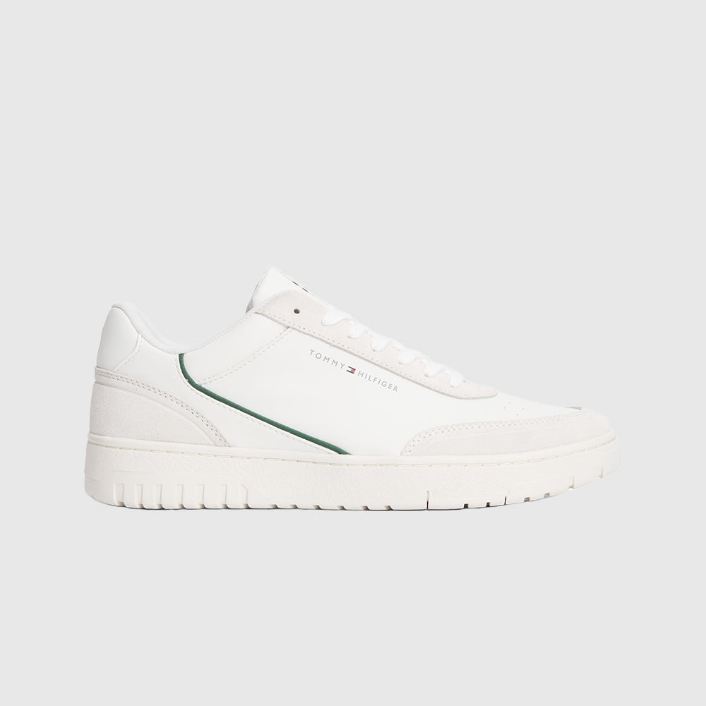 Basket Core Leatommy Suede Mix Sneaker - Ecru Multi