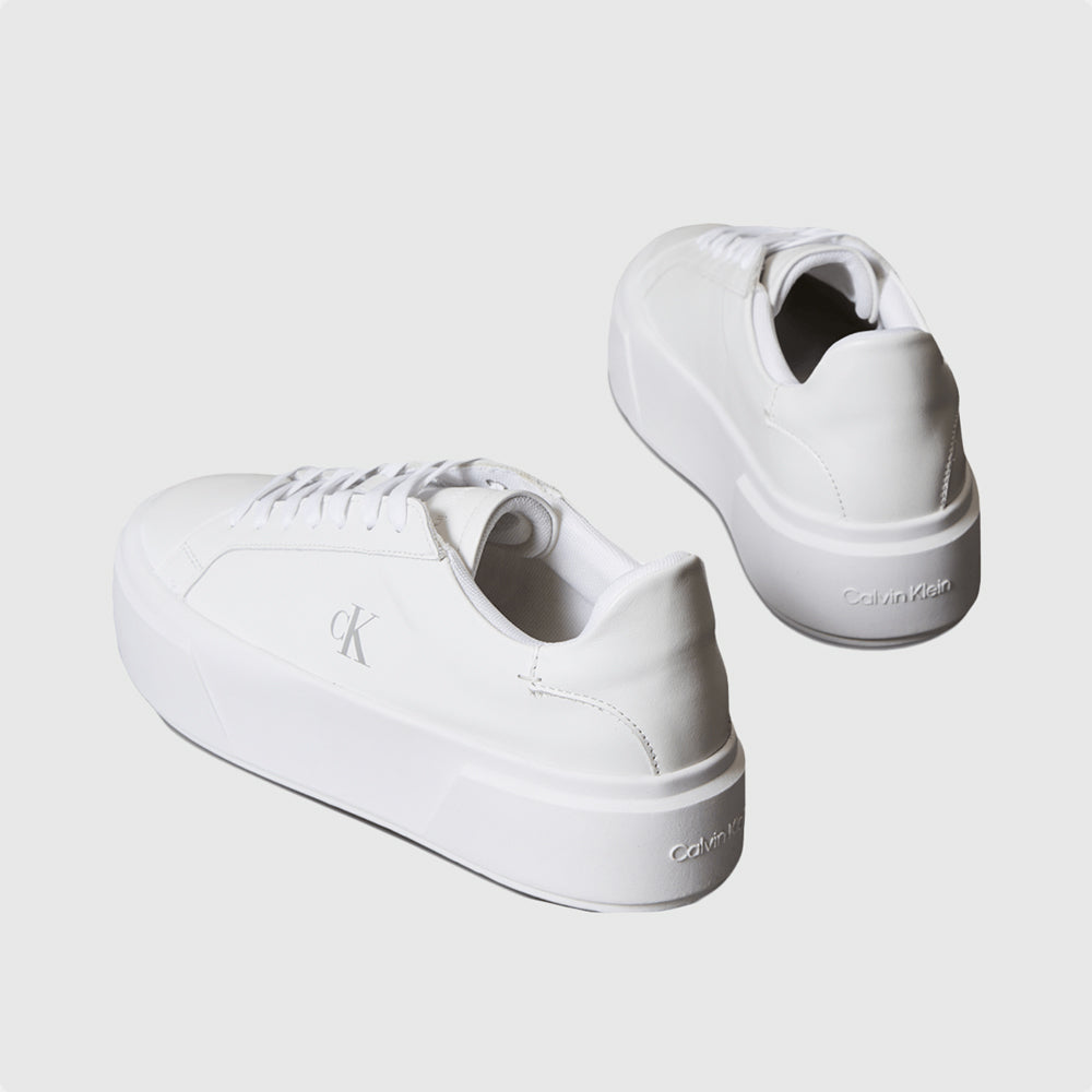 Flatform Sneaker - White