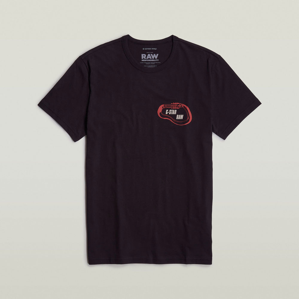 Carabiner Logo T-Shirt - Black