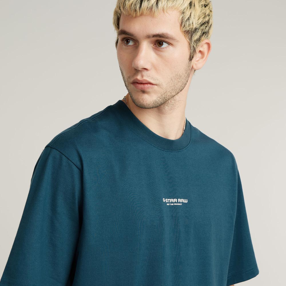 Center Chest T-Shirt - Teal