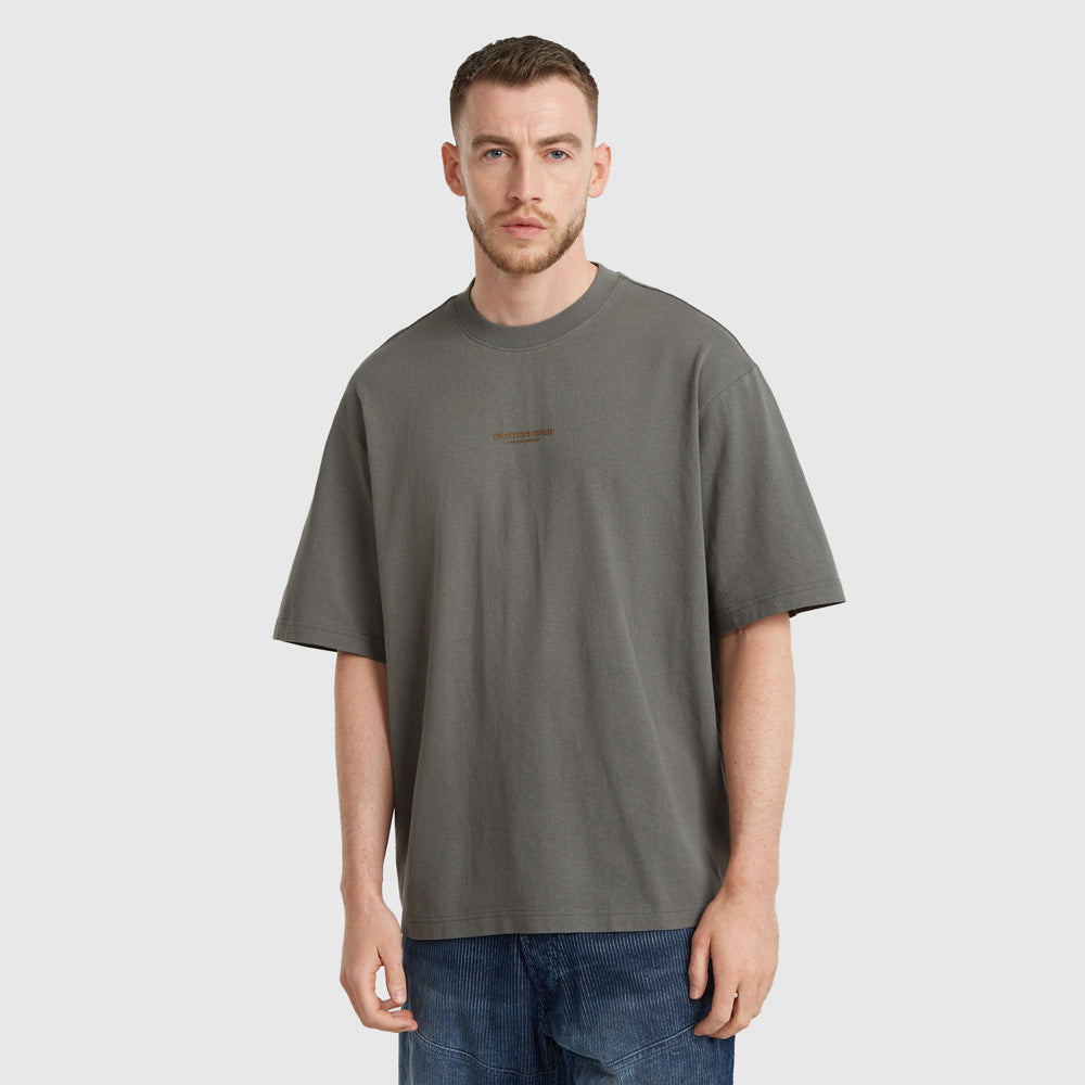 G-Star Knolling Boxy T-Shirt - Grey |ThirdBaseUrban