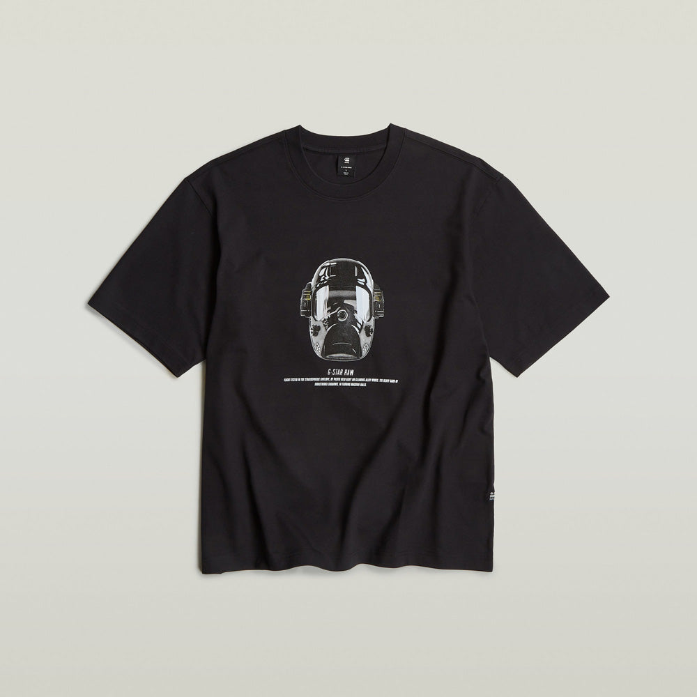 Mask Gr Boxy T-Shirt - Black