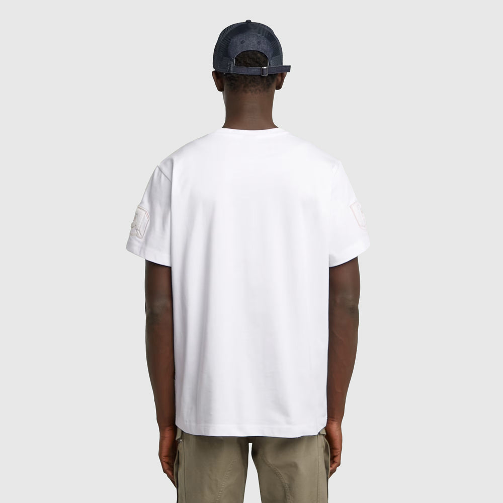 Patches Loose R T T-Shirt - White