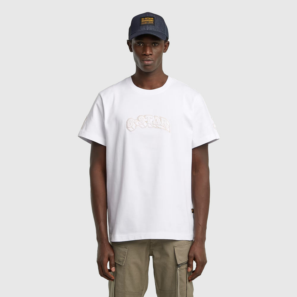 G-Star Patches Loose R T T-Shirt - White|ThirdBaseUrban