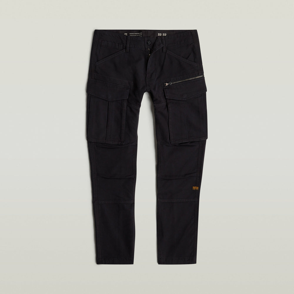 Rovic Tapered Cargo Pants - Black