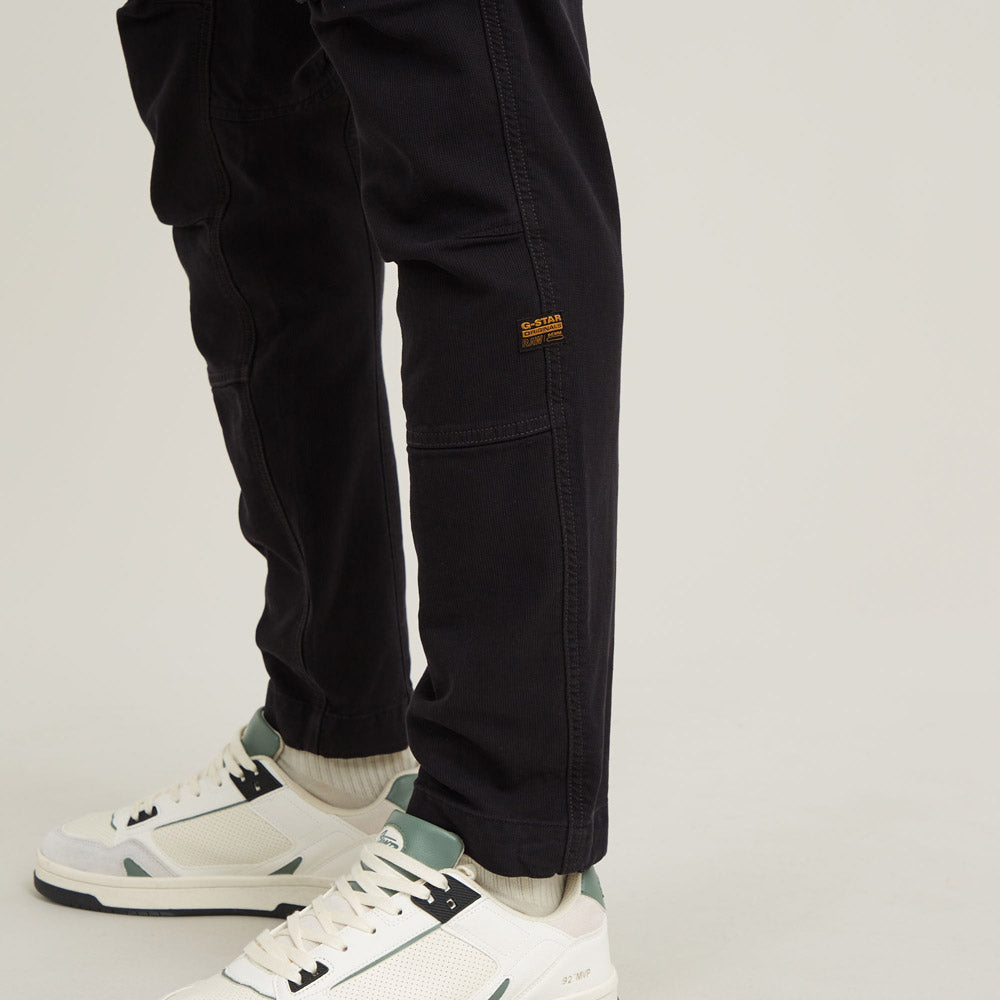 Rovic Tapered Cargo Pants - Black