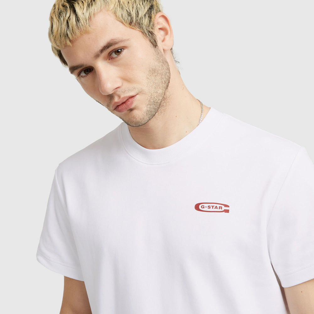 Scaffolding Back T-Shirt - White
