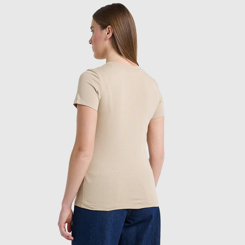 Logo Neckline T-Shirt - Brown
