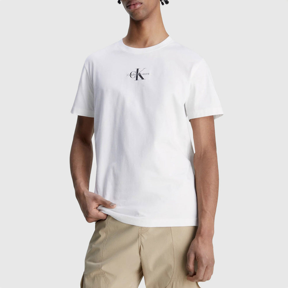 Calvin Klein Monologo T-Shirt - White |ThirdBaseUrban