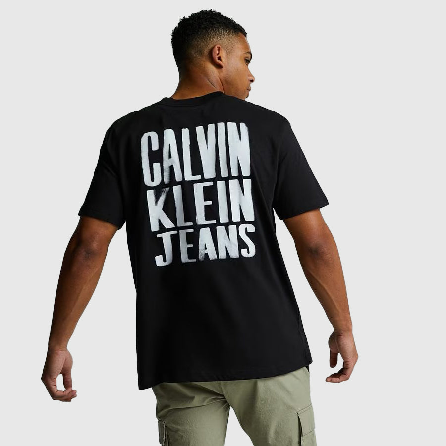 Painted Calvin Klein Jeans T-Shirt - Black