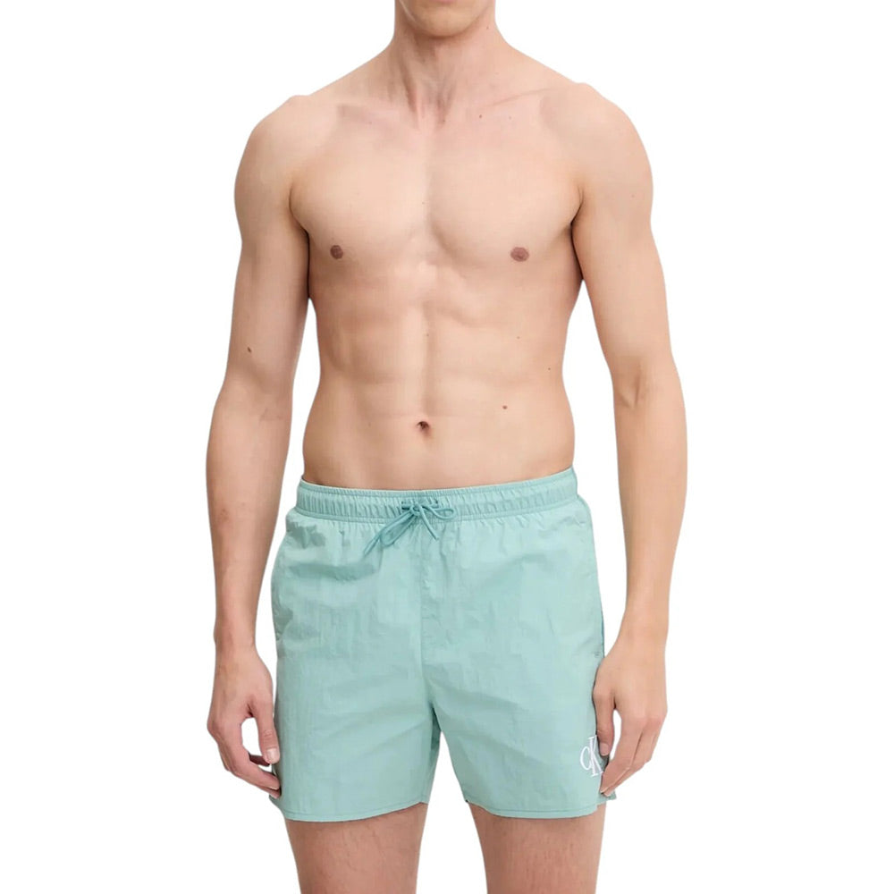 Medium Drawstring Swim Short - Teal