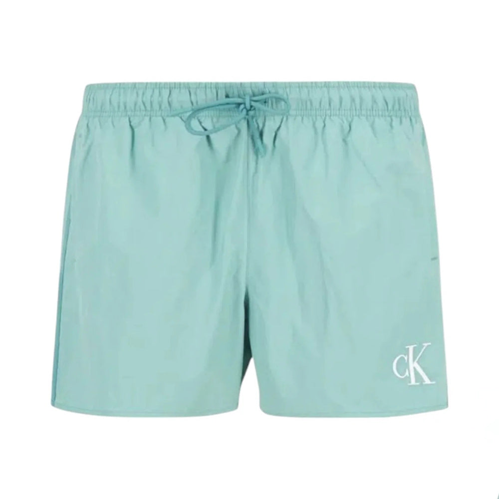Medium Drawstring Swim Short - Teal