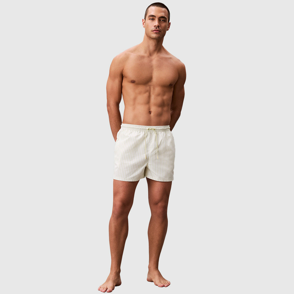 Medium Drawstring Swim Shorts - Green Multi