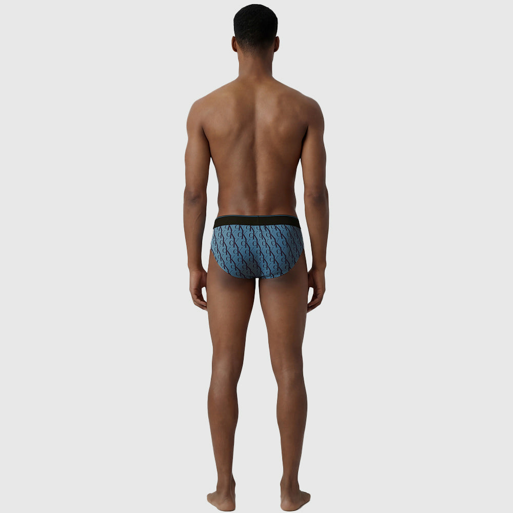 3 Pack Hip Brief - Blue Multi