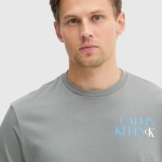 Stack Graphic T-Shirt - Grey