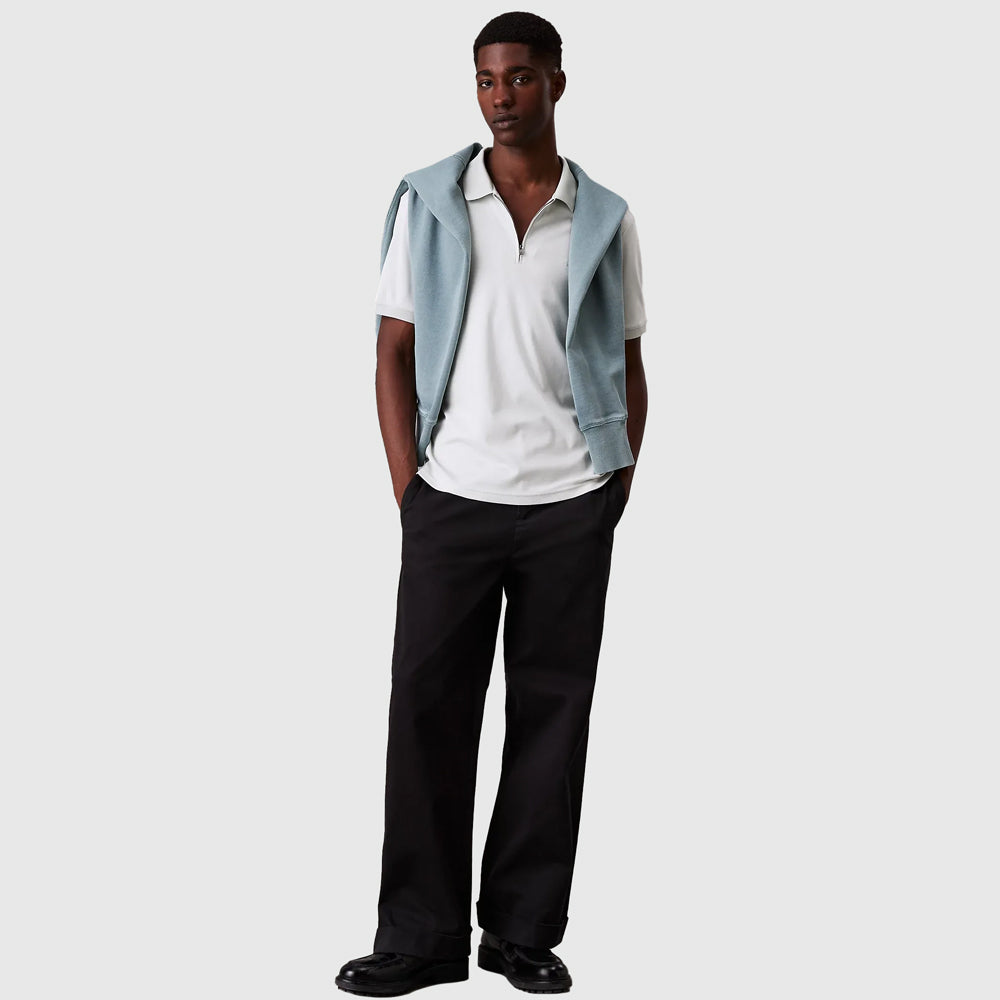 Liquid Touch Zip Golfer - Light Grey