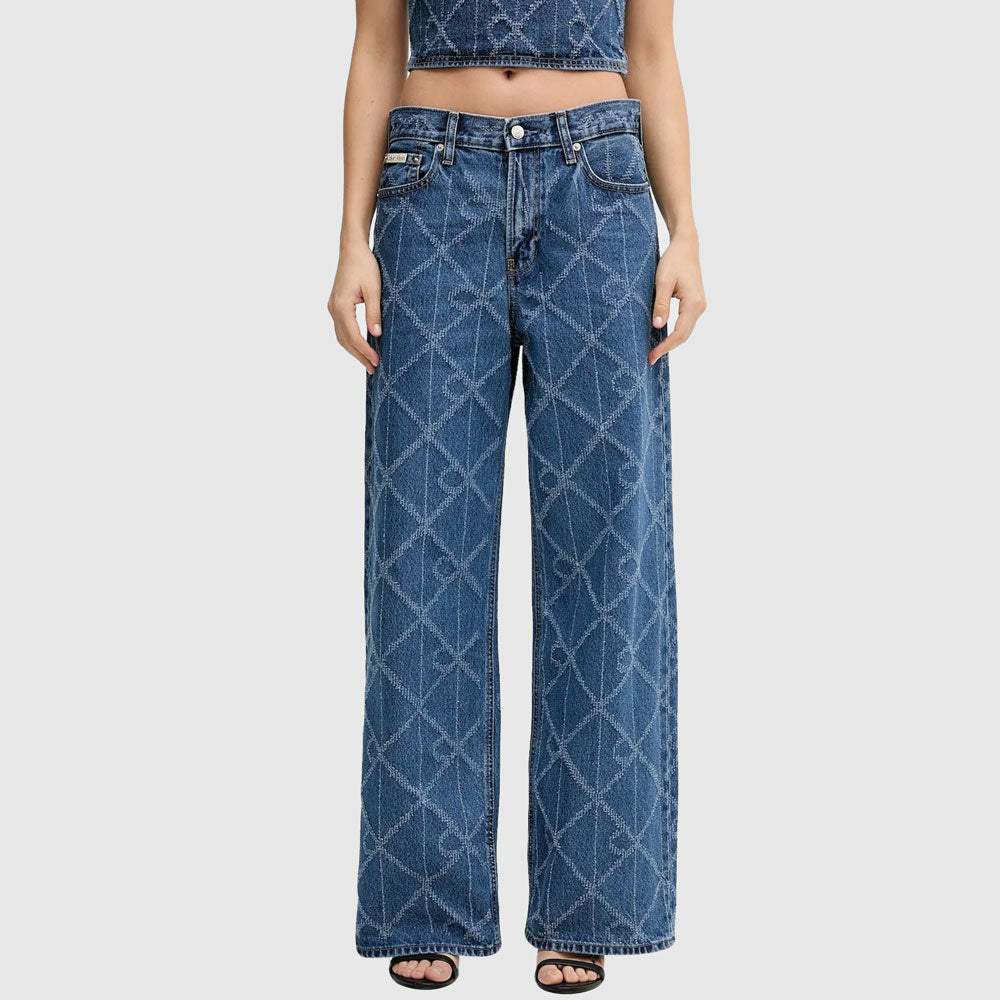 Calvin Klein Low Rise Baggy Atlantic Jeans - Denim Medium |ThirdBaseUrban