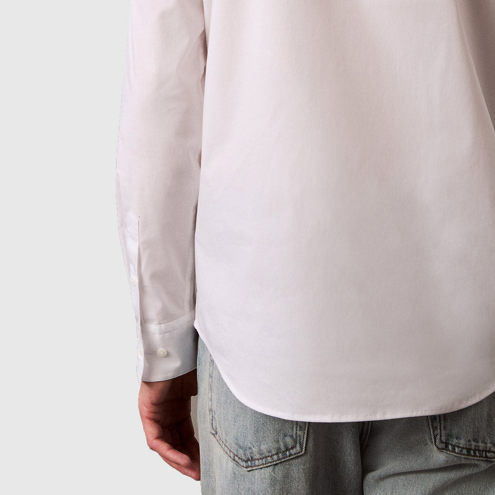 Solid Slim Shirt - White