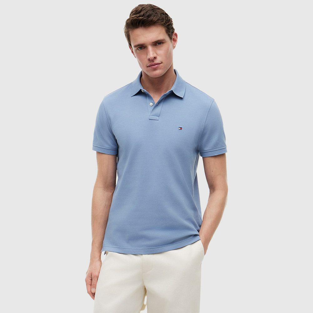 1985 Regular Fit Pique Polo Shirt - Blue