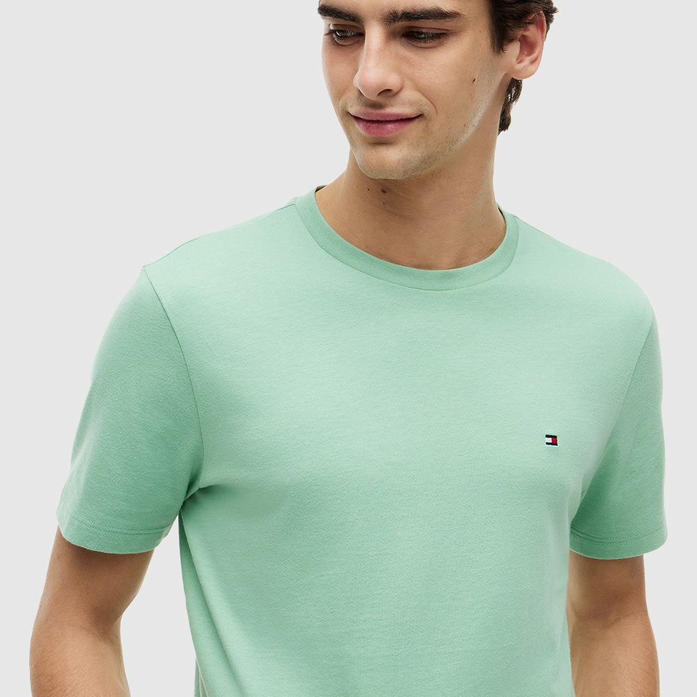 Flag Embroidery T-Shirt - Green