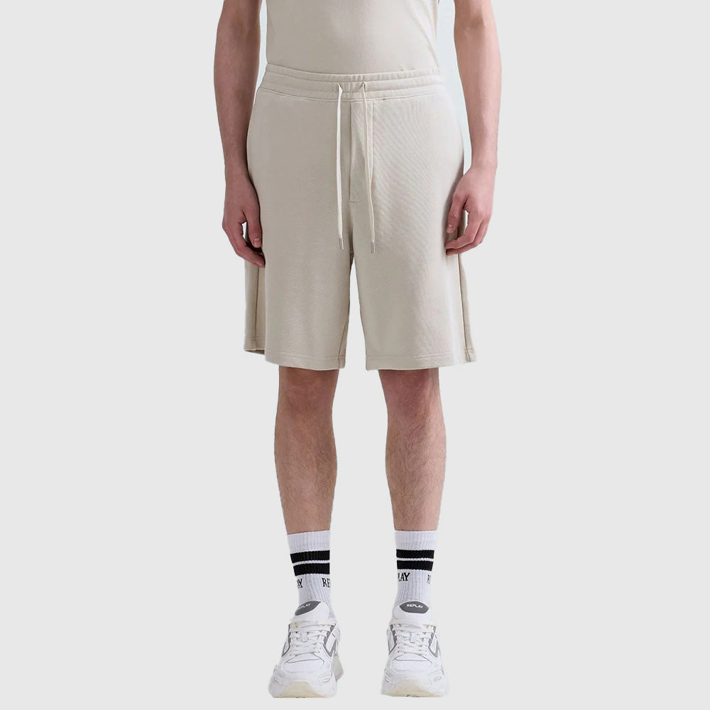 Cotton Terry Fleece Short - Beige