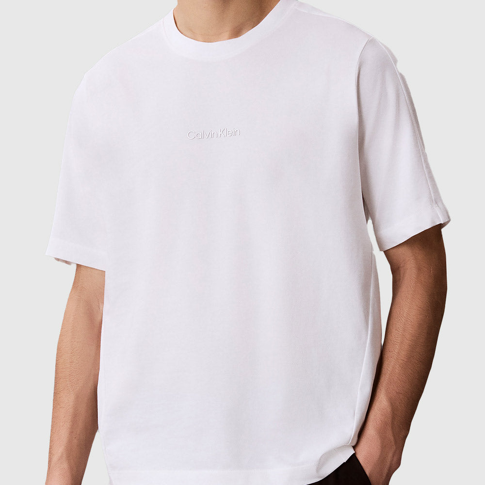Performance Cotton Blend Gym Top - White