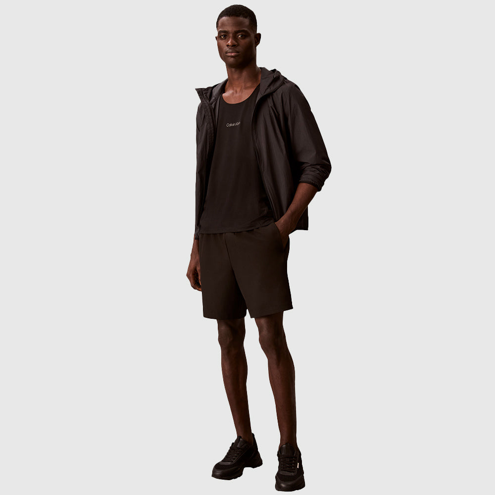 Mesh Performance Tank Top - Black