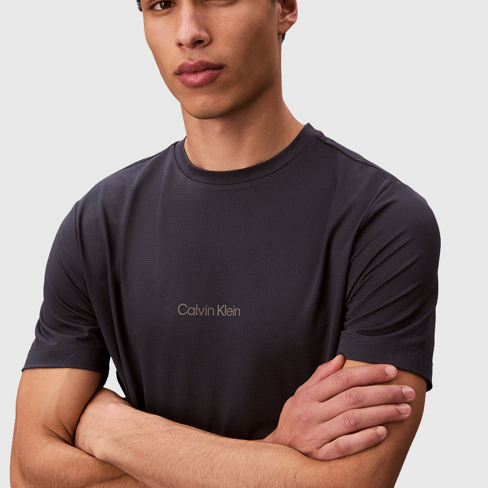 Mesh Quick-Dry Gym T-Shirt - Navy