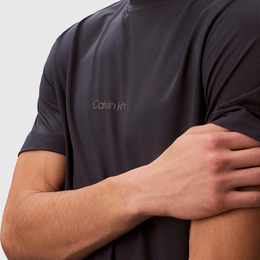 Mesh Quick-Dry Gym T-Shirt - Navy