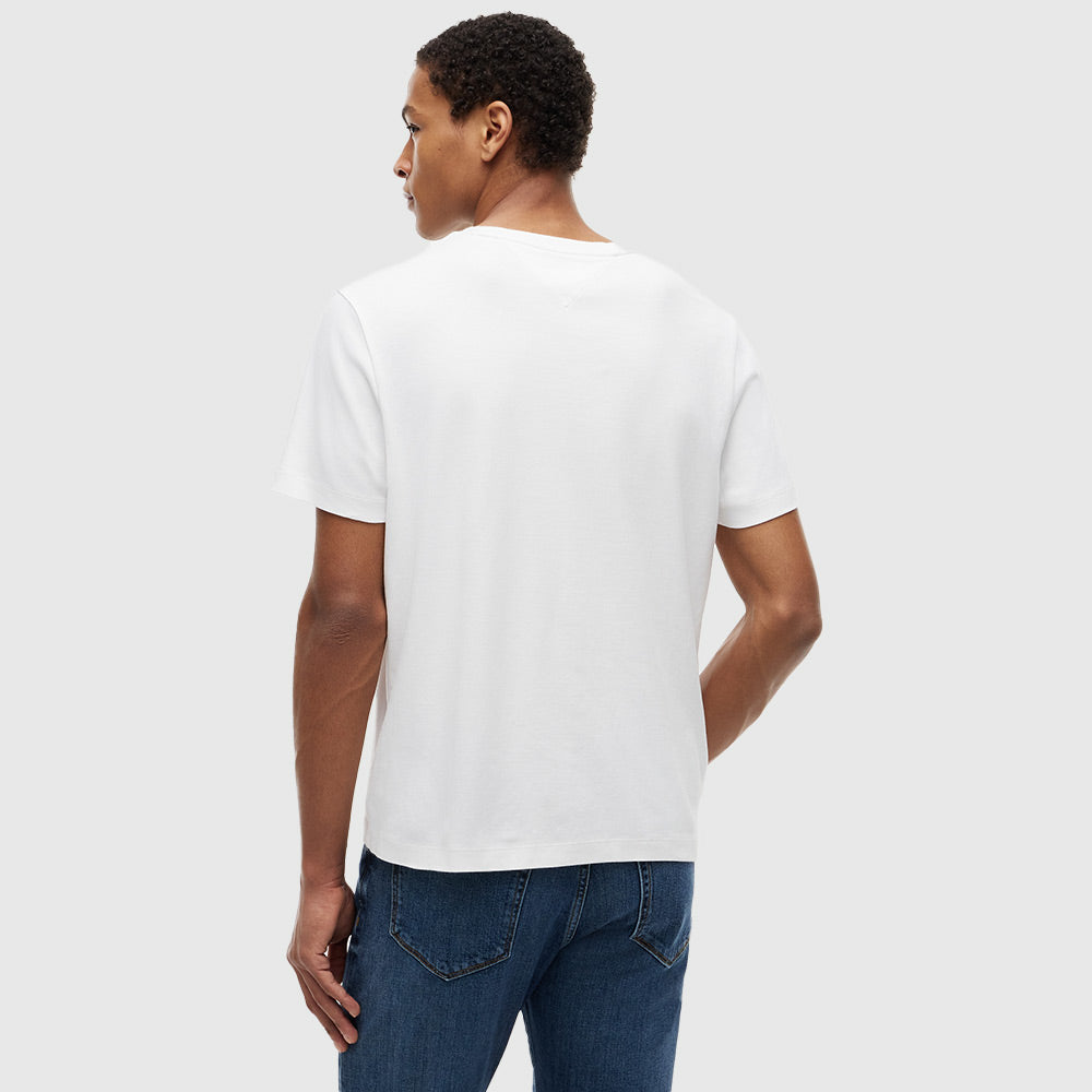 Interlock Knit T-Shirt - White