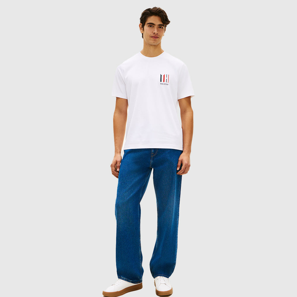 Icon Interlock Embossed T-Shirt - White